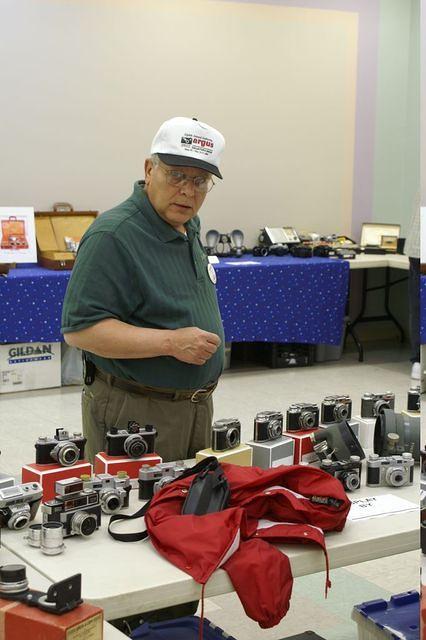 Vaughn and his display