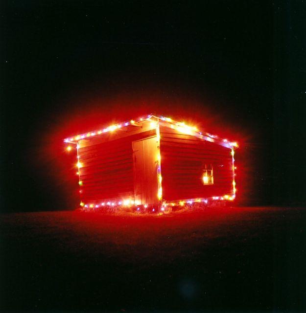 The old shed in our back yard.  Long-exposure shot on a tripod.