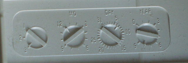 Mfg Date Inside Front Panel