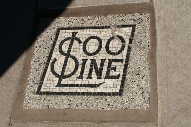 Soo Line Mosaic in the floor of one of the barns