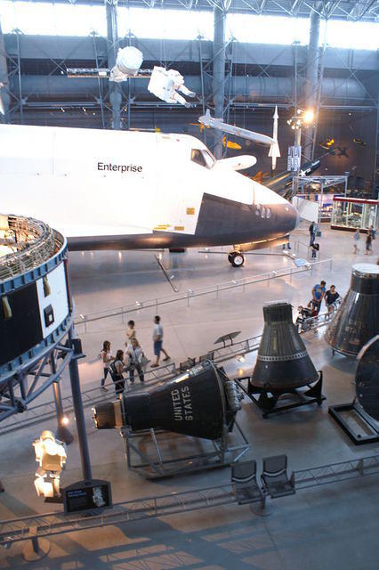 Mercury and Gemini capsules in comparison to the shuttle