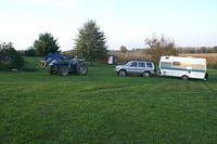 Dad got some help from the farmer down the road.  Thanks Mr. Heatwole!